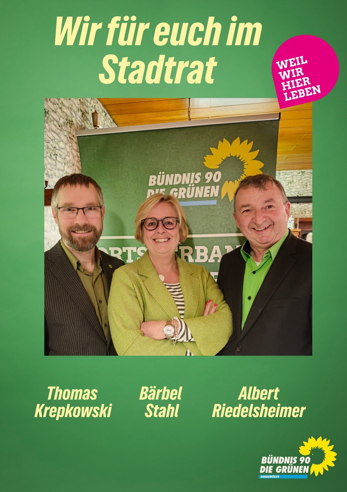 Danke - Wir für Euch im Stadtrat